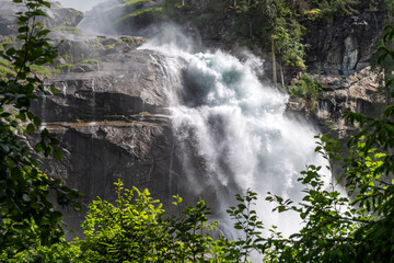 Krimml waterfalls National Park Hohe Tauern