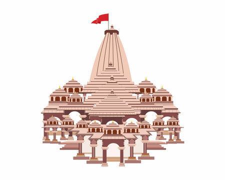 Ayodhya city ram mandir Jai Shri Ram religious of Indian Temple