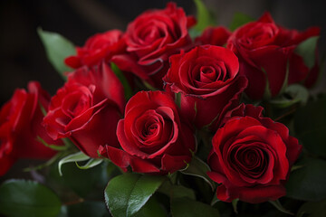 red roses