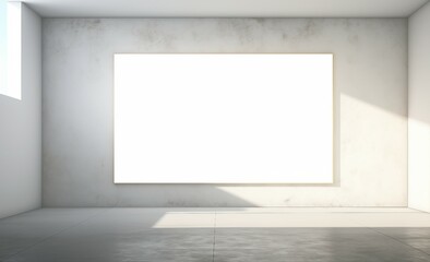 picture frame, mockup of a picture on the wall, blank poster template