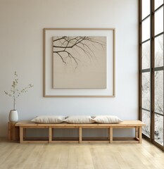 modern living room with sofa