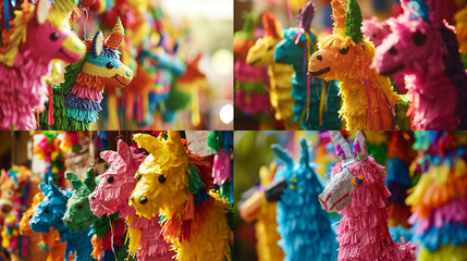 Fototapeta premium colorful beads in a market