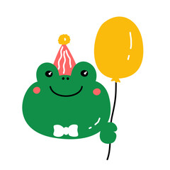 Animal Party Birthday Element Frog