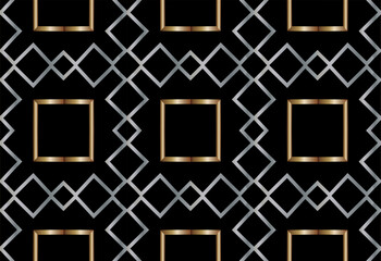 Illustration for design. geometric seamless pattern. The background image.  Popular trend. luxury wallpaper with geometric shape,