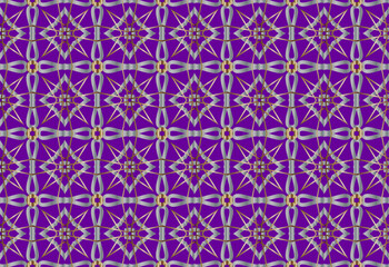 Abstract classic golden pattern. Abstract shape, geometric motif, basic pattern continuous background. 