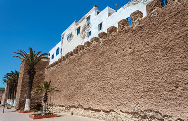 City wall of Essaouira, Morocco, North Africa