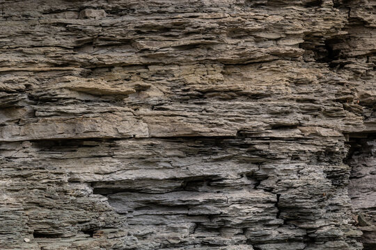 Most of the rocks exposed at the surface of Earth are sedimentary rock. Sedimentary rocks are formed particle by particle and bed by bed, and the layers are piled one on top of the other