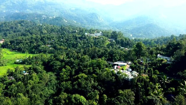 kerala munnar mountain view video