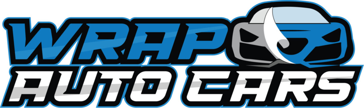Car Wrap Logo Template modern design, Car repair logo auto repair logo car garage logo