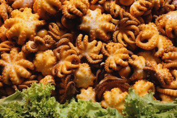 Grilled squid with teriyaki sauce