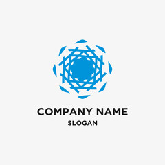 Vector company name logo design