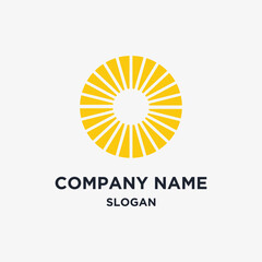 sun logo design