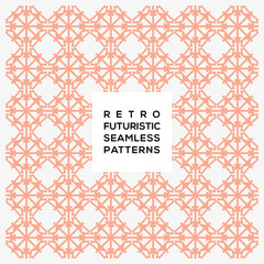 Decoration pattern futuristic seamless pattern
