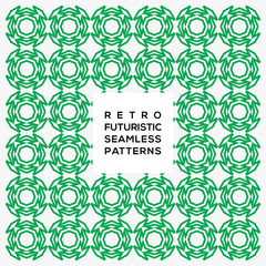 Decoration pattern futuristic seamless pattern