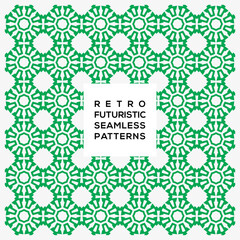 Decoration pattern futuristic seamless pattern