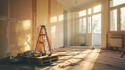 Renovate, Remodeling interior of a House