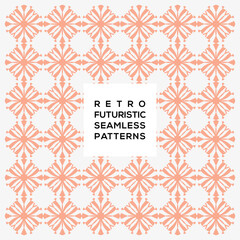Decoration pattern futuristic seamless pattern