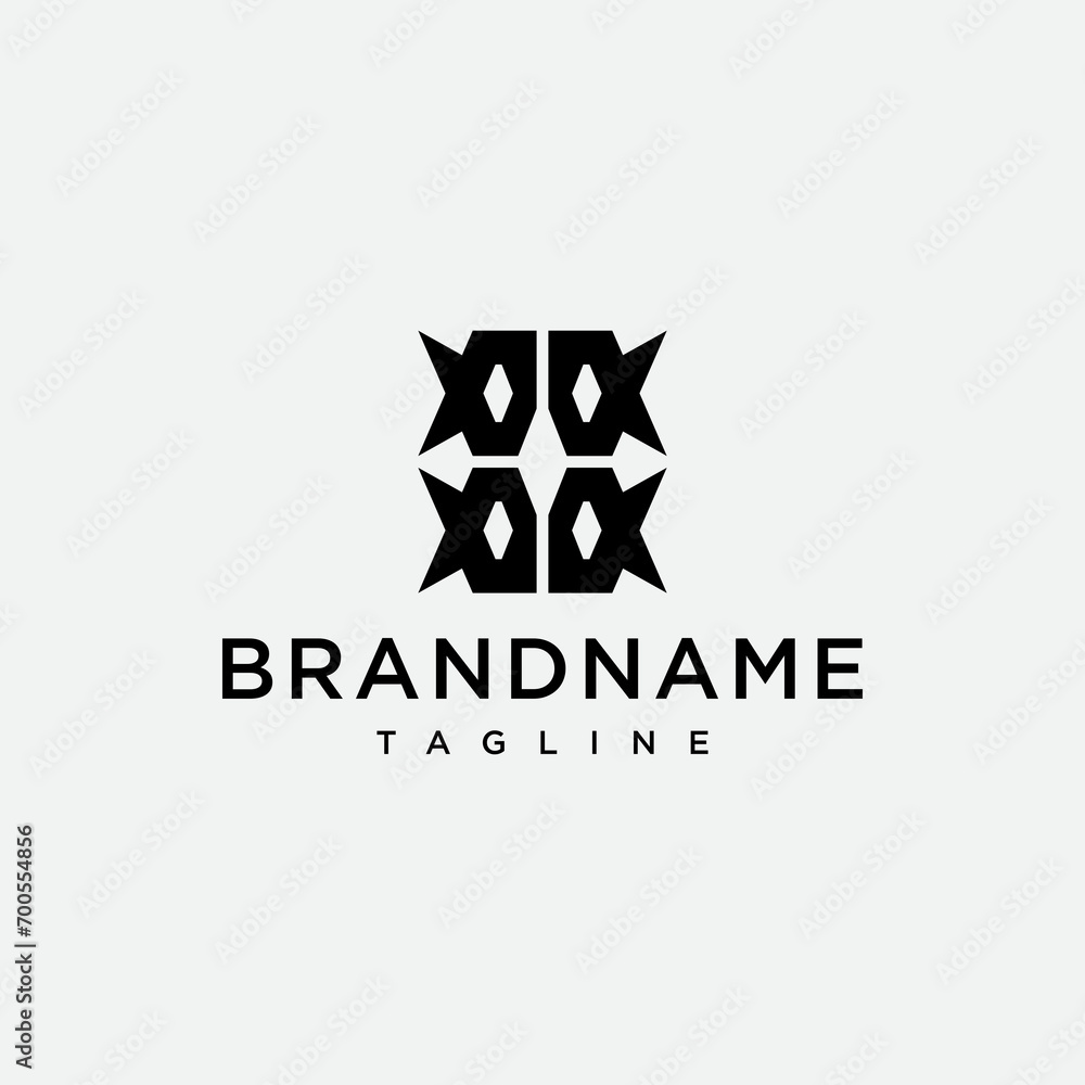 Wall mural abstract logo luxury business brand name