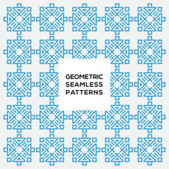 Decoration geometric seamless pattern