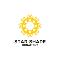 Logo vector business Star shape