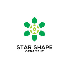 Nature trees vector illustration logo design