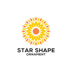 Logo vector business Star shape