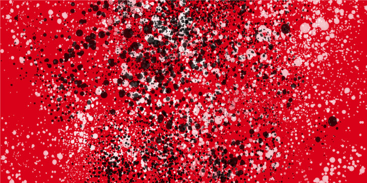Red water splash,wall background spray paint liquid color galaxy view glitter art aquarelle painted messy painting watercolor on splatter splashes grain surface.
