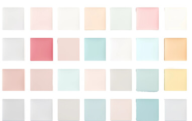Calming Pastel Color Dialog Boxes for Gentle Interaction on White or PNG Transparent Background