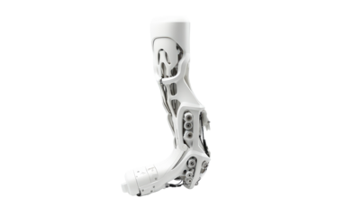 Advanced 3D Printing Farm Crafting Customized Prosthetics on White or PNG Transparent Background