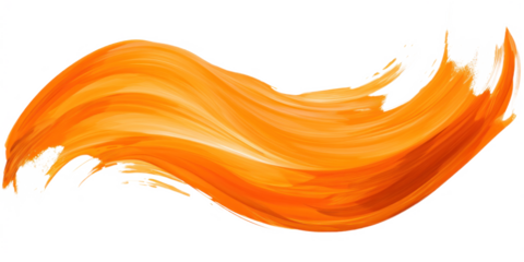 Abstract Orange Unic Wave Design