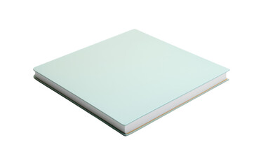 Thin Hard Cover for a Calming Reading Experience on White or PNG Transparent Background