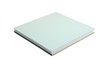 Thin Hard Cover for a Calming Reading Experience on White or PNG Transparent Background