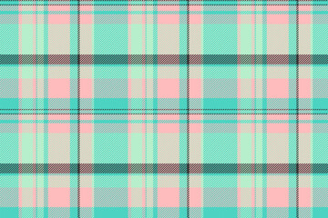 Pattern texture check of tartan plaid background with a textile vector seamless fabric.