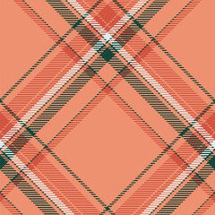 Plaid pattern vector. Check fabric texture. Seamless textile design for clothes, paper print.