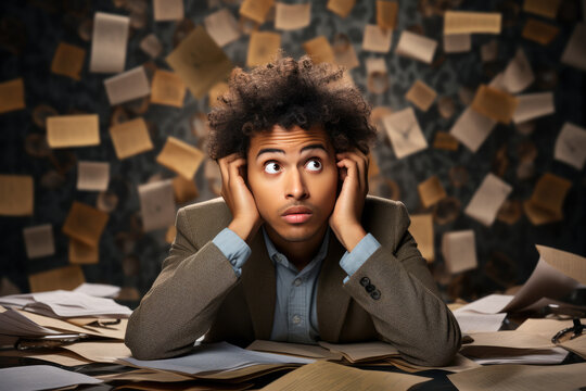 Confused Expression of a Man