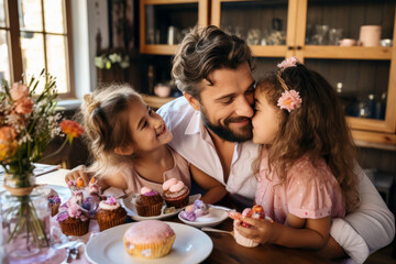 Dad Creates Easter Magic with His Girls