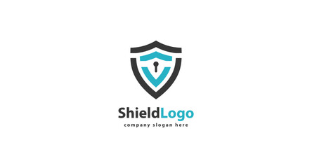 Shield icon template isolated. shield logo design, color editable vector illustration.