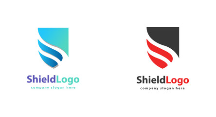 Premium Set Of Shield icon template isolated. shield logo design, color editable vector illustration. - obrazy, fototapety, plakaty