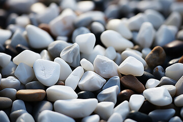 Hyper-Realistic Isolated Gravel Texture"