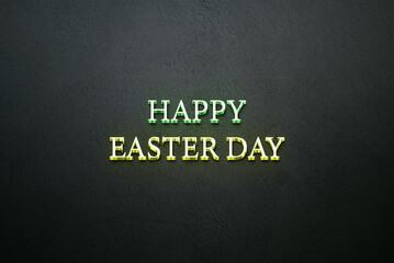 Happy Easter Day Stylish Text Design illustration