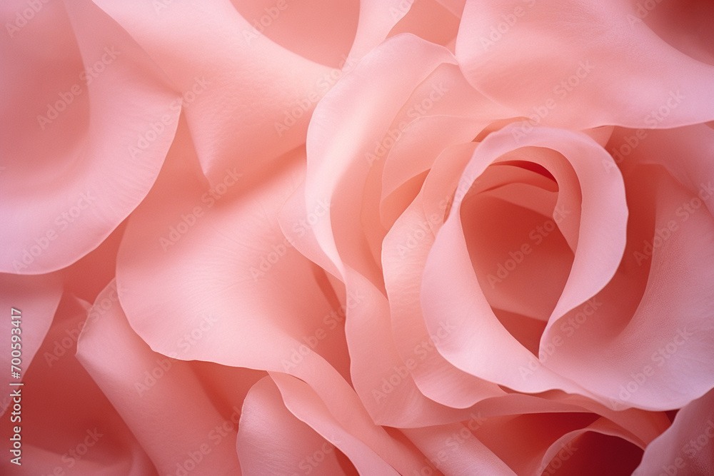 Poster a mesmerizing macro photograph capturing the delicate intricacies of a rose petal, with soft velvety