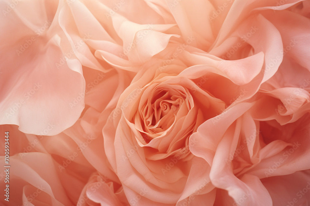 Poster a mesmerizing macro photograph capturing the delicate intricacies of a rose petal, with soft velvety