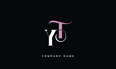 YT, TY, Y, T Abstract Letters Logo Monogram
