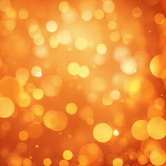 Orange and Gold Abstract bokeh background