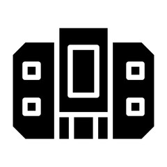 city glyph icon