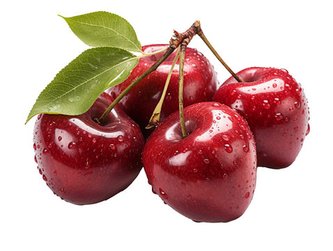 simple clip art of Macopa Wax Apple Fruit on white background