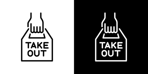 テイクアウトのアイコン