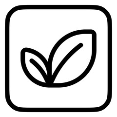 Editable tea leaves vector icon. Wellness, spa, relaxation. Part of a big icon set family. Perfect for web and app interfaces, presentations, infographics, etc