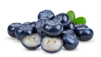 blueberry isolated on transparent png