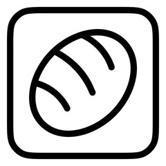 Editable bread, baguette, bun vector icon. Bakery, cooking, food. Part of a big icon set family. Perfect for web and app interfaces, presentations, infographics, etc